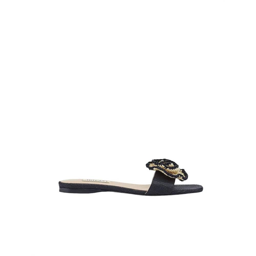NEW ARTEANA women's portofino flat slides in black